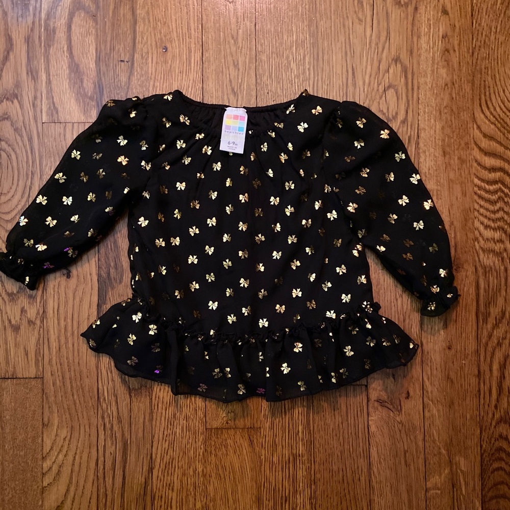 Black & Gold Top ✨⚫️